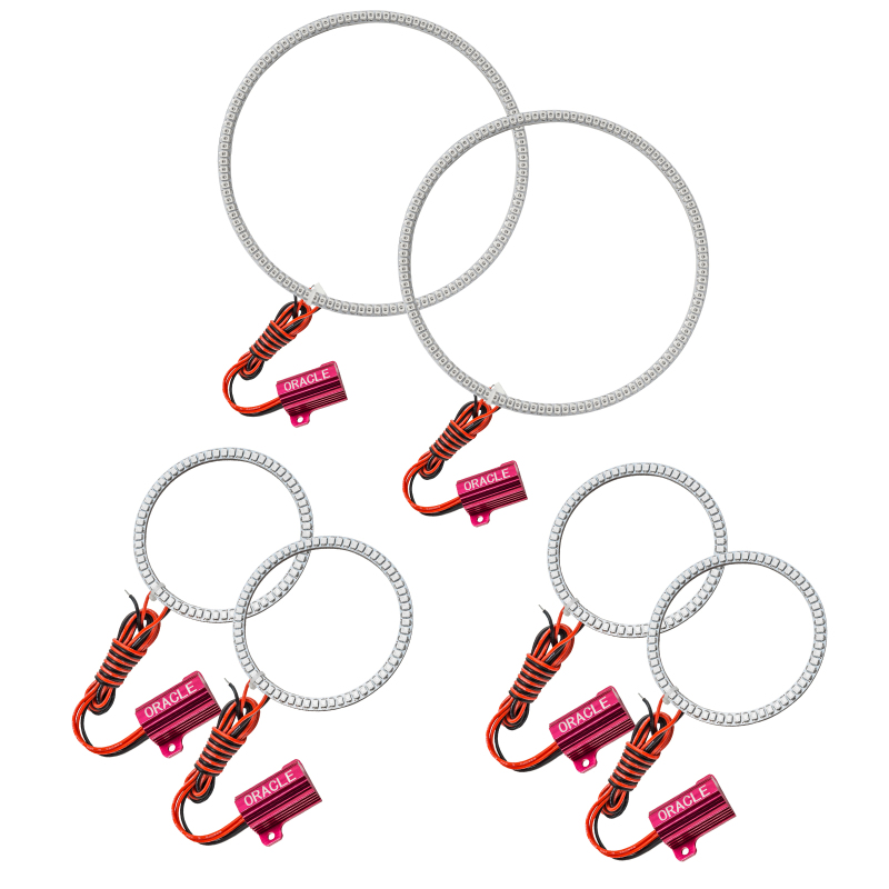 Nissan Frontier Headlight Halo Kit - ORACLE Lighting - LED Triple Halo - Red - `01-`04